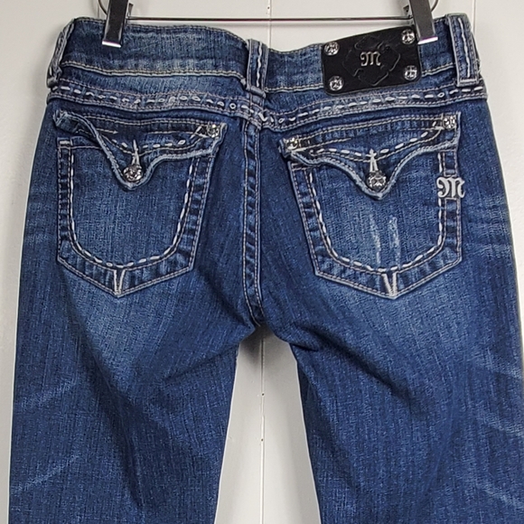 Miss Me boot cut jeans JPW5078-4 size 28 - Picture 4 of 13